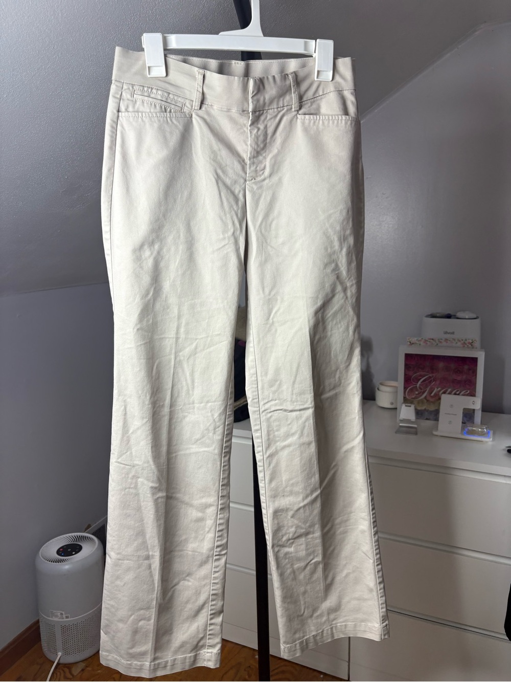Dockers Women's Cream Straight-Leg Pants